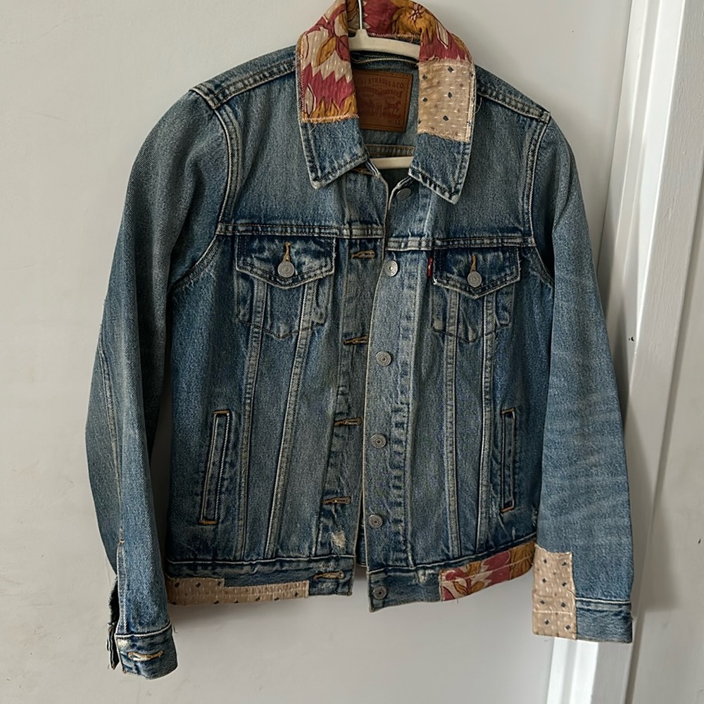Levi’s Patchwork Denim Jacket Jean - image 1